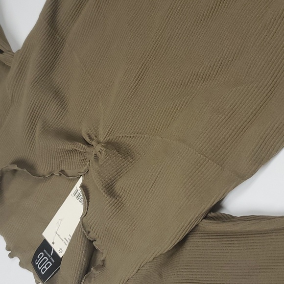 BDG Urban Outfitters Seamless Elise Womens Long Sleeve Top - Picture 7 of 7